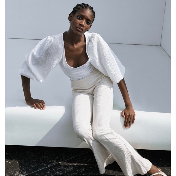 Zara combination textured top - Picture 3 of 9